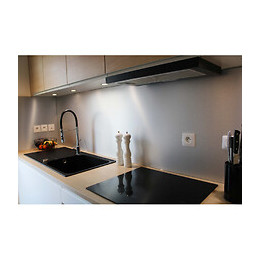 Crédence Réversible En Aluminium Brossé / Aluminium Brut (disponible En 2 M X 1 M Et 1 M X 0.5 M) Aluminum Brossé, E : 3 Mm