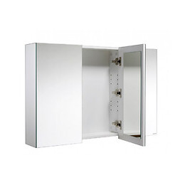 Armoire De Toilette Miroir Oslo - 3 Portes - 120 Cm - Allibert