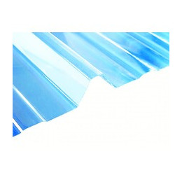 Plaque Type Bac Acier 1045 En Polycarbonate Transparent, L : 105 Cm, L : 300 Cm