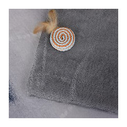 Arbre À Chat 2 Griffoirs Grattoirs Sisal Naturel Hamac Jeu 2 Boules Suspendues Peluche Haute Densité 400 G/m² Gris