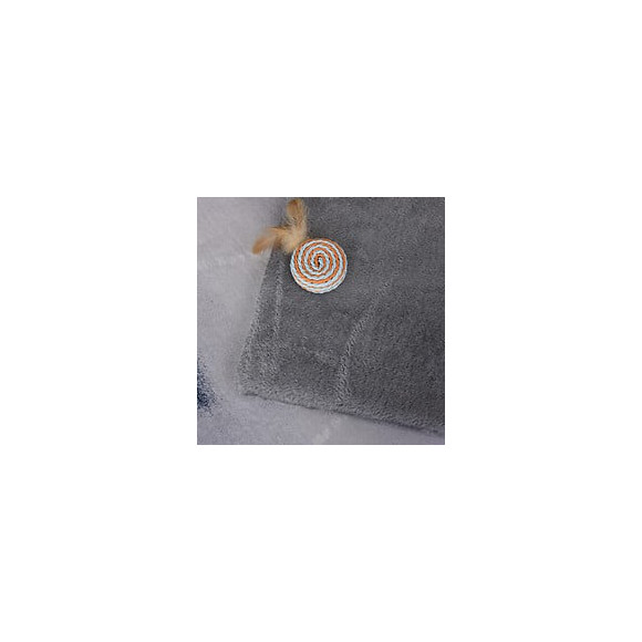 Arbre À Chat 2 Griffoirs Grattoirs Sisal Naturel Hamac Jeu 2 Boules Suspendues Peluche Haute Densité 400 G/m² Gris