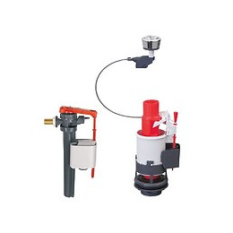 Mécanisme Chasse D'eau Complet À Double Poussoir Wirquin