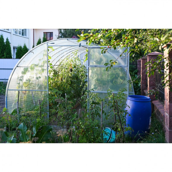 Plaque Polycarbonate Alvéolaire 10mm Translucide, L : 61,4 Cm, L : 0,97 M