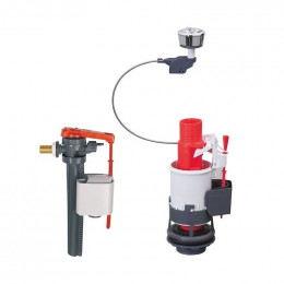 Mécanisme Chasse D'eau Complet À Double Poussoir Wirquin