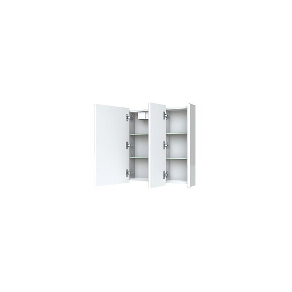 Armoire De Salle De Bain Éclairante 80 Cm 3 Portes Stella