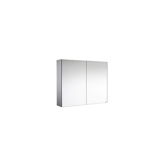 Armoire De Toilette Miroir 80 Cm - 2 Portes - Oslo - Allibert