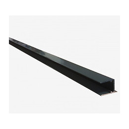 Profilé Obturation Pour Plaque Polycarbonate Alvéolaire Épaisseur 32 Mm Gris Anthracite Ral 7016, L : 98 Cm
