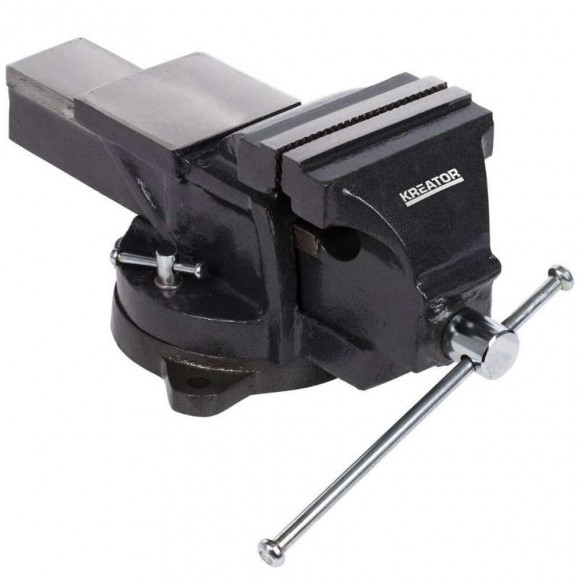 Etau En Acier 125mm Base Tournante 360° Kreator