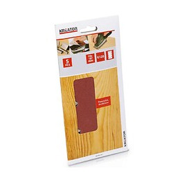 Lot De 5 Feuilles De Papier Abrasif, Grain 120