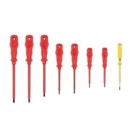 Assortiment De 7 Tournevis Isolés Et 1 Testeur Kreator