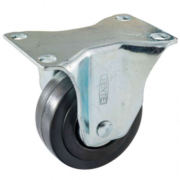 Roulette Fixe 50 Mm Sur Platine