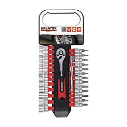 Coffret Embouts Et Douilles 1/4 Kreator  28pcs