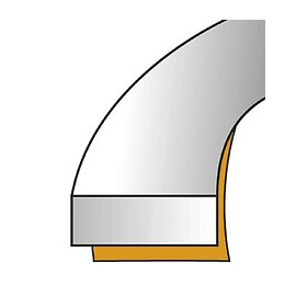 Joint Adhésif Pvc Blanc, Profil 'i' 6m