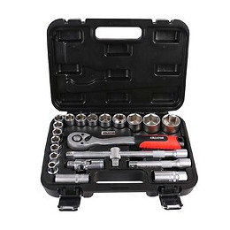 Coffret Cliquet 1/2 Avec Douille  22pcs  Kreator