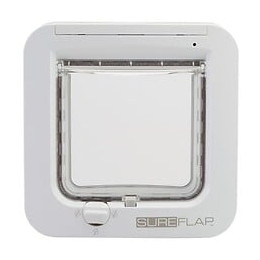Sureflap Chatiere A Puce Electronique Blanc