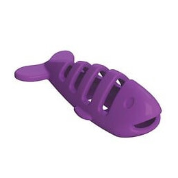 Aikiou Jouet En Forme De Poisson - Violet - Pour Chat