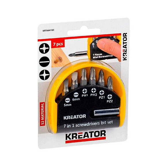 Embout De Vissages Avec Adaptateur 7 Pcs