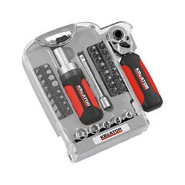 Tournevis Et Cliquet Avec Embout Kreator,  40 Pièces