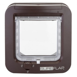 Sureflap Chatiere A Puce Electronique Marron