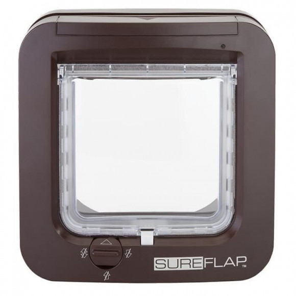 Sureflap Chatiere A Puce Electronique Marron