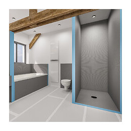 Panneau De Construction À Carreler U-tile 250 Cm X 60 Cm X 20 Mm D'épaisseur