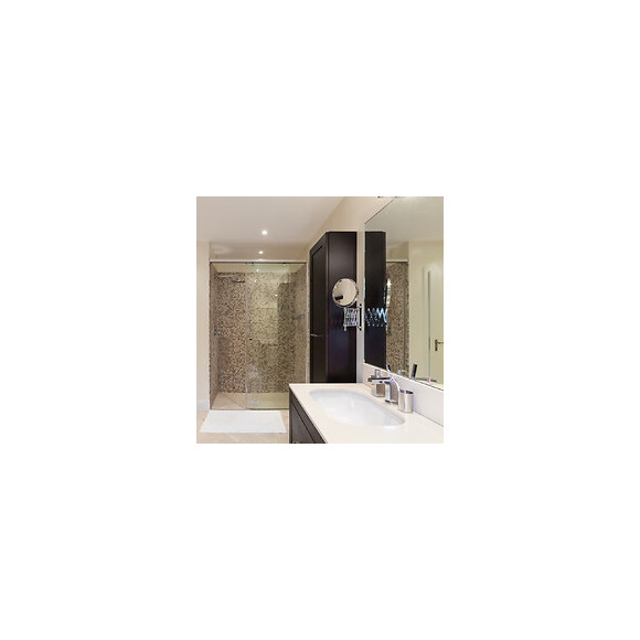 Siphon À Maconner 360° 20 Cm + Grille Acier Inox