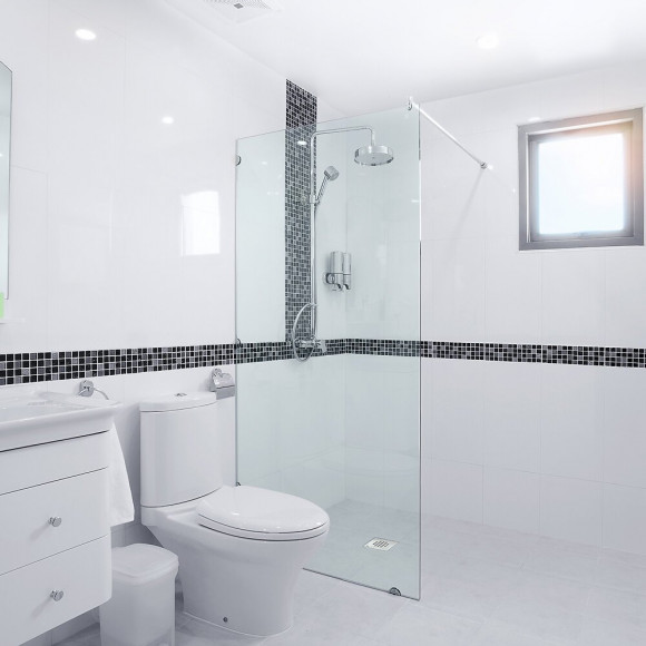 Receveur De Douche À Carreler Ultra Plat 100 X 100 Cm X 22 Mm + Natte Étanche + Siphon Ultra Plat