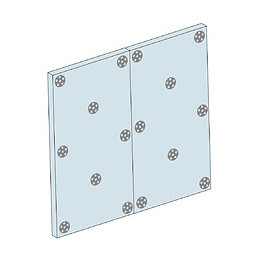 Accessoire Douche À L'italienne - Rondelles De Fixation Pour Panneaux À Carreler (20)