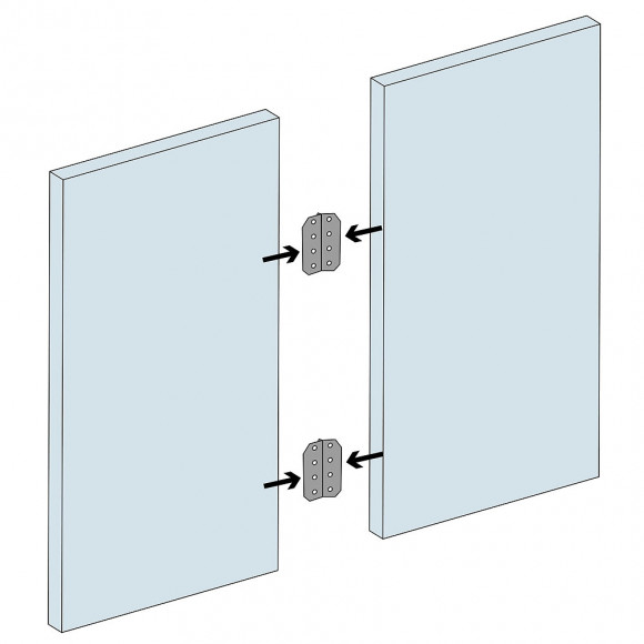 Accessoire Douche À L'italienne - Ancrages De Joints Pour Panneaux À Carreler (2)