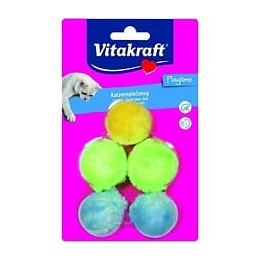 Vitakraft For You Balles Peluches - Chat - X 5