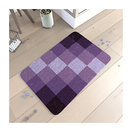 Tapis De Bain 90x60cm Antidérapant Et En Acrylique - Detour Violet