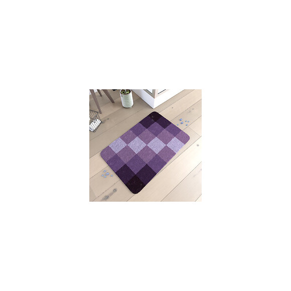 Tapis De Bain 90x60cm Antidérapant Et En Acrylique - Detour Violet
