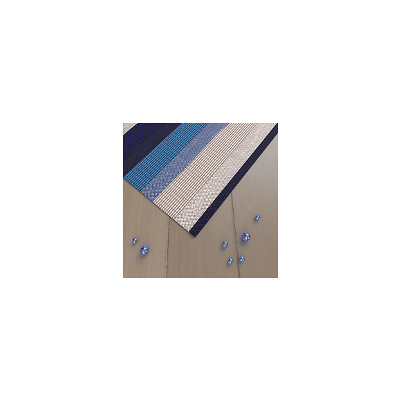 Tapis De Bain 85x55cm Antidérapant - Composition Viscose-coton - Beauty Bleu