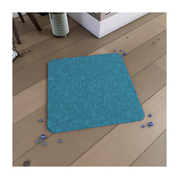 Tapis De Bain 60x60cm Antidérapant Et En Microfibre - Subtil Turquoise