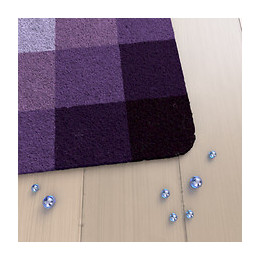 Tapis De Bain 90x60cm Antidérapant Et En Acrylique - Detour Violet