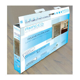 Kit Complet Receveur À Carreler Caniveau 120 X 90 Cm + Siphon 360°