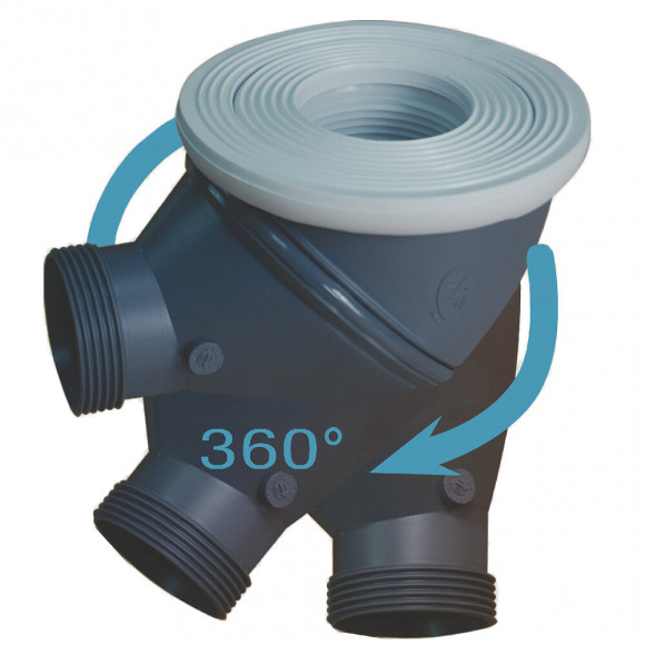 Kit Complet Receveur À Carreler Caniveau 120 X 90 Cm + Siphon 360°