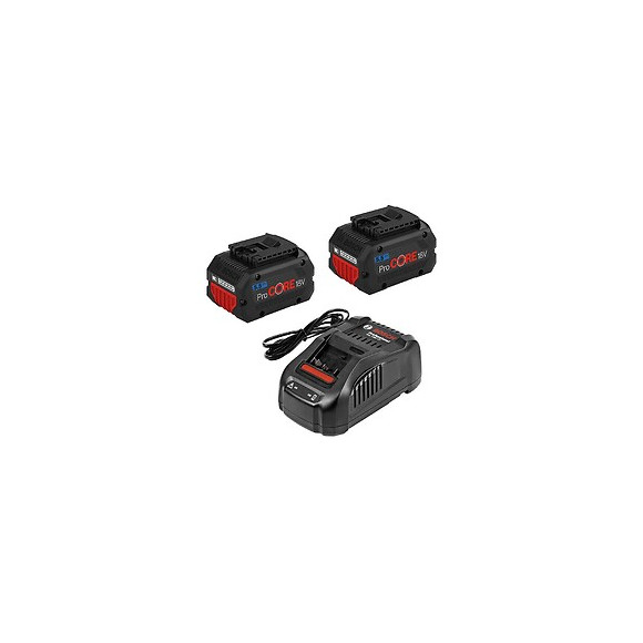 Pack 2 Batteries Bosch Procore18v 5,5ah Professional + Chargeur Bosch Gal 1880 Cv Professional
