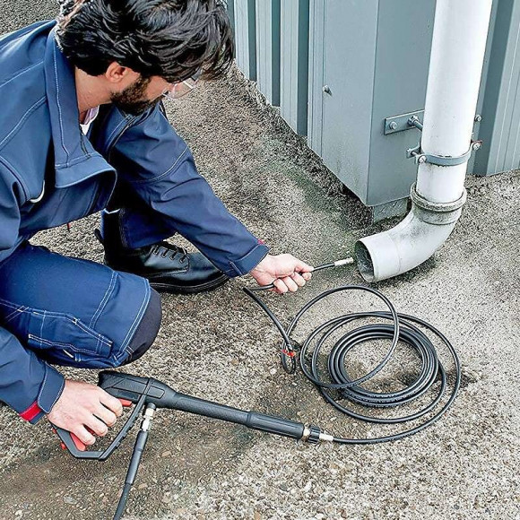 Nettoyeur De Tuyau Bosch Professional F016800441 Avec Buse Et Fléxible 8 Mètres