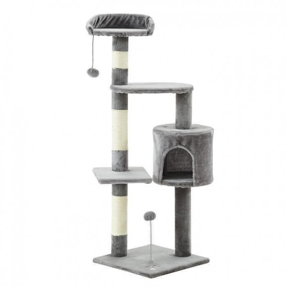 Arbre A Chat Joe - 40x40x114cm - Gris