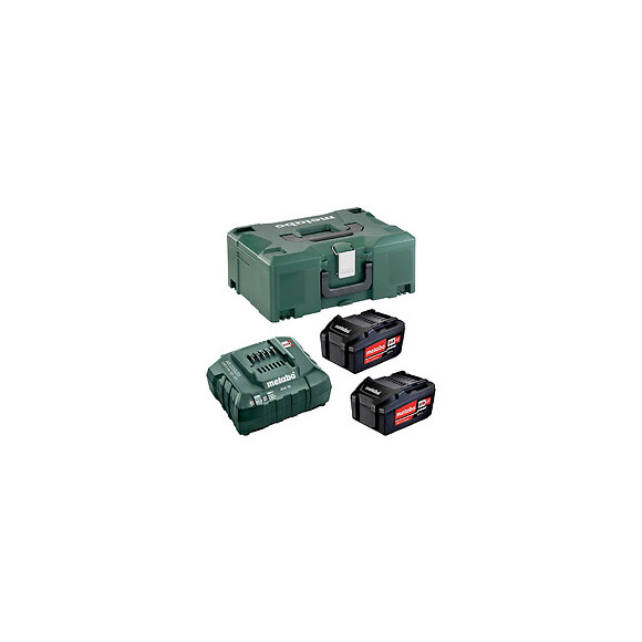 Pack Energie Metabo 2 Batterie 4,0 Ah Li-power + Chargeur Asc 55 + Coffret Metabox
