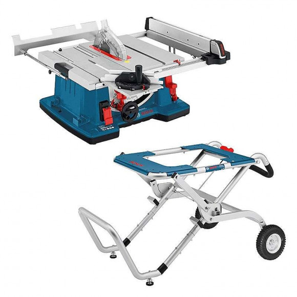 Scie Sur Table Bosch Gts 10 Xc Professional Ø 254mm 2100w + Support De Travail Bosch Gta 60 W Professional