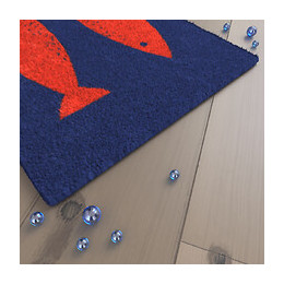 Tapis De Bain 90x60cm Antidérapant Et En Microfibre - Marina Multicolor