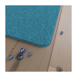 Tapis De Bain 60x90cm Antidérapant Et En Microfibre - Subtil Turquoise
