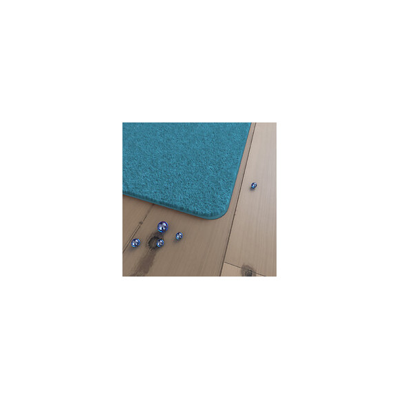 Tapis De Bain 60x90cm Antidérapant Et En Microfibre - Subtil Turquoise