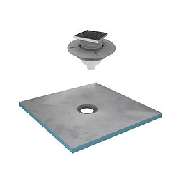 Bac Receveur De Douche À Carreler 90x90cm Recoupable Sur Mesure + Bonde Verticale - Rainy