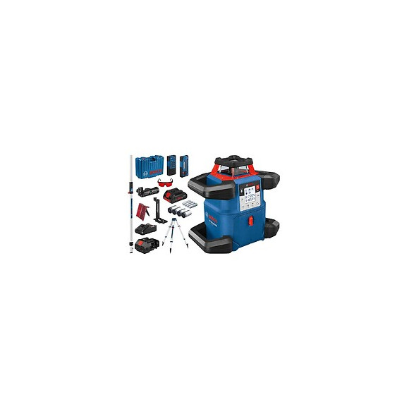Laser Rotatif Bosch Grl 600 Chv Professional + Mire Gr 240 + Trepied Bt 170