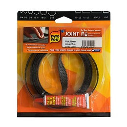 Joint Plat Pour Poêle Et Insert  Longueur 2,5m  15 X 1,2mm
