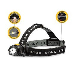 Kaizer: Lampe Frontale Rechargeable 10w 900 Lumens, Avec Zoom