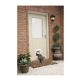 Petsafe Porte Staywell Classique 4 Positions - Blanc - Pour Chat